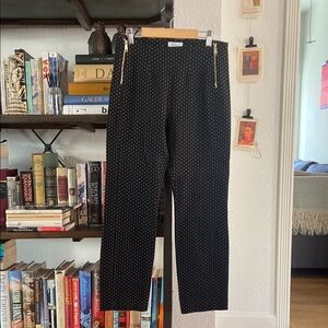 Max&Co Black Polka Dot Pants Size 4